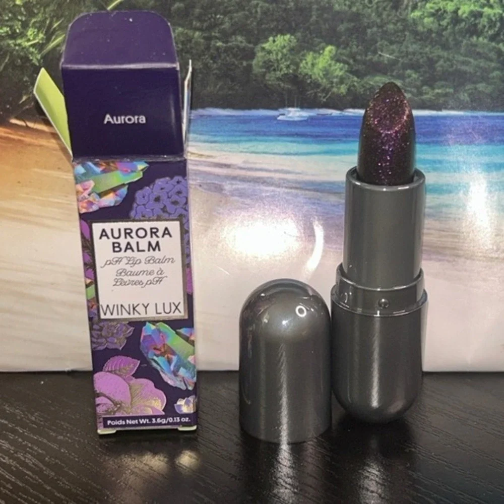 Winky Lux Aurora Balm pH Lip Balm Iridescent Custom Tint 3.6g New